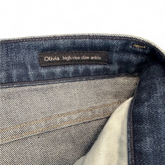 Citizens Of Humanity Olivia High Rise Slim Ankle Jeans Button Fly 27 - Picture 4 of 5